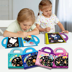 4-6 giocattoli di <span class=keywords><strong>compleanno</strong></span> per bambini divertenti attività di arte magica fornisce regali di arte della carta arcobaleno graffiare i regali delle ragazze dell'artigianato di arte - Product Image 4