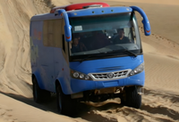 Nouveau Dongfeng 4X4 Manuel 10-19 Places Autobus de tourisme Diesel Expédition Tout-terrain Mini-bus Camping-car