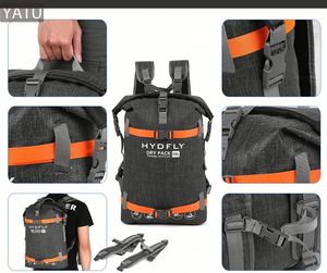 공장가 500D PVC 캠핑 야외 가방 다기능 방수 여행 배낭 PVC 방수 배낭 맞춤 로고 - Product Image 3