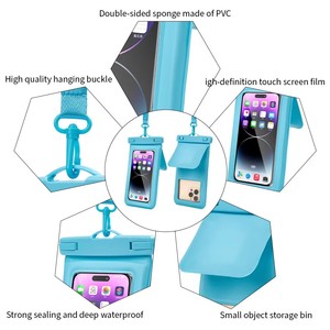 Étui étanche pour téléphone portable <span class=keywords><strong>en</strong></span> forme d'éponge, grande capacité, <span class=keywords><strong>sac</strong></span> étanche pour les sports <span class=keywords><strong>de</strong></span> <span class=keywords><strong>plage</strong></span> et les aventures aquatiques, pochette étanche pour téléphone portable - Product Image 6