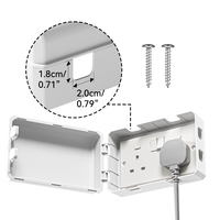 Boîte de protection de prise électrique pour bébé, type UK, facile à installer, pour protéger les enfants des prises électriques