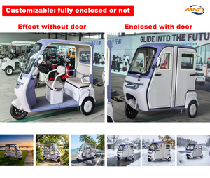 Tricycle Électrique de <span class=keywords><strong>Transport</strong></span> de Passagers en Gros, Portes Personnalisables, Scooter de Mobilité Tuk Tuk Polyvalent - Product Image 2