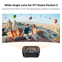 Ensemble de filtres pour objectif K&F Concept magnétique variable ND&UV&CPL/diffusion noire/grand angle, lot de 4, compatible avec DJI OSMO Pocket 3 / 4