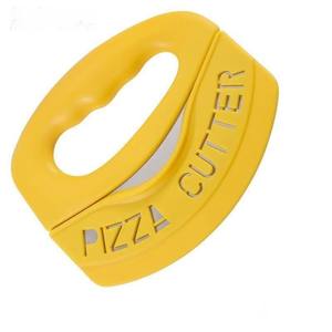 เครื่องตัดพิซซ่าสแตนเลสแบบโยก พร้อมโลโก้สั่งทำได้ สำหรับชุดของขวัญงานปาร์ตี้ ขายส่ง - Product Image 1