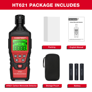 <span class=keywords><strong>D</strong></span>étecteur de monoxyde de carbone Habotest Ht621 Mesure haute précision Peut prévenir efficacement l'arrivée en cas <span class=keywords><strong>d</strong></span>'accident <span class=keywords><strong>d</strong></span>'empoisonnement - Product Image 3