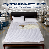 Protège-matelas d'hôtel matelassé respirant pour lits Queen et King Size – Vente en gros directe usine pour hôtels et complexes hôteliers (OEM)