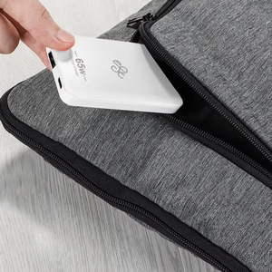 Chargeur mural ultra-fin PD65W GaN USB-C à double port avec adaptateur de prise multinationale convertible EU US UK AU - Product Image 1