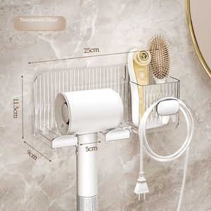 Soporte Magnético Moderno de Plástico para Secador de Pelo, Sin Perforaciones, para Baño, Compatible con <span class=keywords><strong>Dyson</strong></span> - Product Image 6