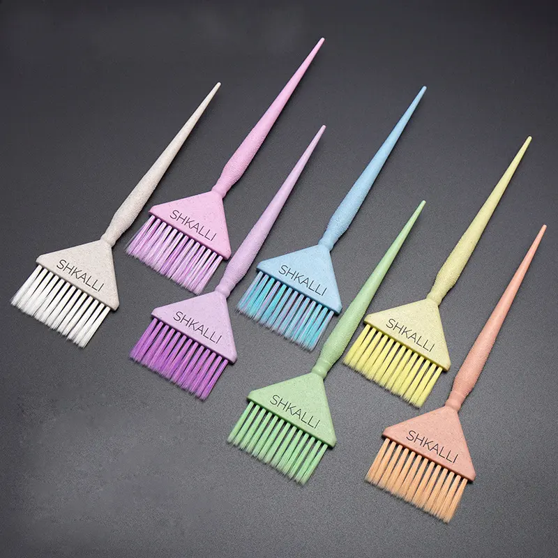Profesyonel renk kuaför boyama tonu fırçalar yumuşak kıllar aplikatör saç boyası renk fırça berber dükkanı için