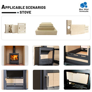 Millegap <span class=keywords><strong>20mm</strong></span> 25mm 40mm 750kg/m³ Densité <span class=keywords><strong>Vermiculite</strong></span> Panneau Ignifuge pour Poêles À Bois Cheminée - Product Image 4