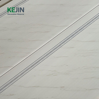 Vente directe d'usine OEM/ODM, panneaux muraux décoratifs modernes en PVC pour plafond, dalles de plafond en PVC pour salon