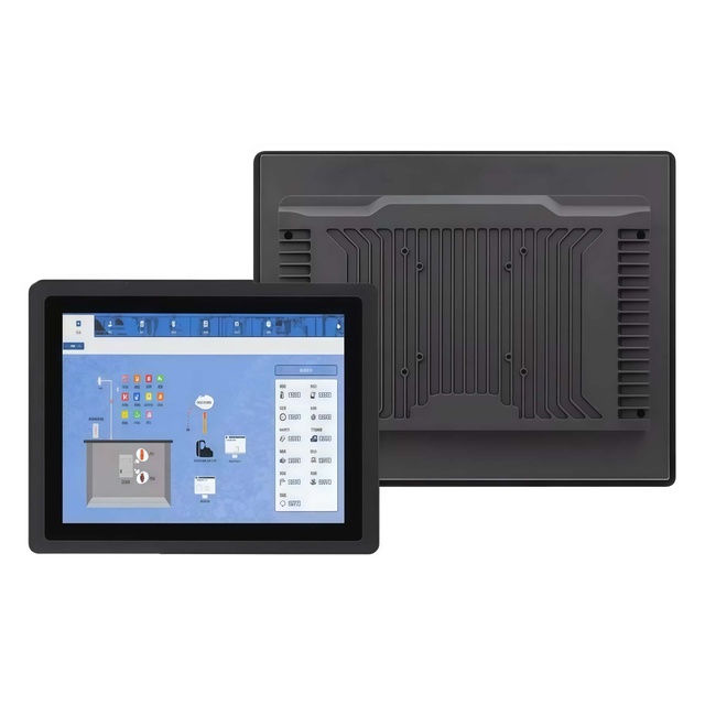12.1" Rugged Display Monitor 1024x768 Industrial Grade LCDmonitor PCAP Touch Screen IP65 Water and Dust Proof Front Cover
