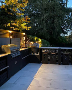 Thịt Nướng Cucina da esterno esterno con Isola frigorifero TENDA Luci attrezzatura, thịt nướng resistente alle intemperie - Product Image 1