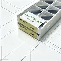 Plaquettes de rainurage carrées en carbure de tungstène revêtues PVD CUFFNOD, outils de coupe CNC personnalisables OEM pour tour CNC (Série MGGN)