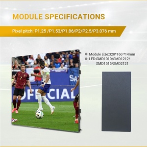 Wholesale Inventory 640*480mm Digital Indoor Full Color Led <b>Display</b> High Resolution P1.86 Video <b>Wall</b> for Church Fixed Led - Product Image 5