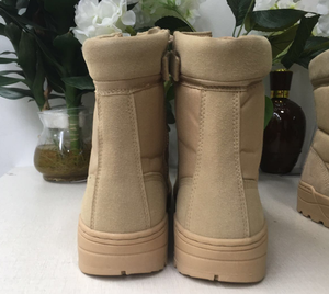 TSB09 Light Weight 8 Inches <b>Suede</b> Leather <b>Desert</b> <b>Boots</b> with Side Zip with Magic Tab Stock for Sales Cheap Price Fast Delivery - Product Image 6