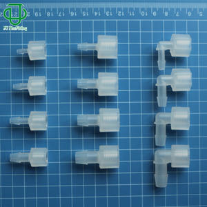 Conectores de Plástico PP de Alta Calidad 1/8NPT-1/4NPT-1/4-28UNF-M12 Codo Recto Interno Roscado - Product Image 1