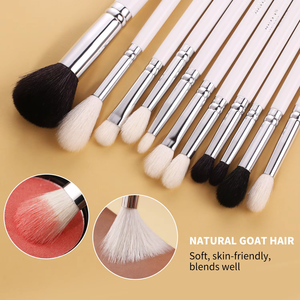 Juego de Brochas de Maquillaje Personalizadas con Logotipo, 8 Piezas, 16 Piezas, 26 Piezas, Brochas de Maquillaje Profesionales de Pelo Natural Blanco de Alta Calidad, Caja de Lujo - Product Image 2