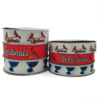 Ruban personnalisé des Cardinals de St-Louis, ruban en gros-grain pour équipe sportive