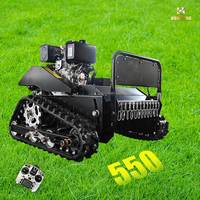 Haute efficacité tout Terrain buissons chenille de qualité Ultra industrielle Intelligent agricole verger faucille Robot fléau tondeuse à gazon