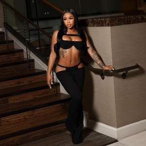 Ensemble 2 pièces sexy personnalisé 2026 pour femme : haut court dos nu croisé et pantalon moulant taille basse, tenue de club en tissu jersey pour adulte - Product Image 4