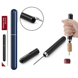 Custom Logo Airpump Metal Steel Auto Air Pressure Pen Shape Bar Accessories Gifts Air <b>Pump</b> Corkscrew <b>Wine</b> Bottle Opener - Product Image 2
