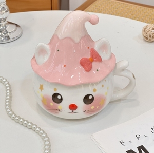 Diseño Original lindo sombrero mágico de dibujos animados taza de café de cerámica para cumpleaños de estudiantes y Recuerdos para el Día de San Valentín y el Día de la madre - Product Image 4