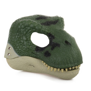 Masque d'horreur intégral en latex Dragon Dinosaure <span class=keywords><strong>Halloween</strong></span>, bouche ouverte, pour fête, cosplay, accessoires effrayants, Noël - Product Image 4