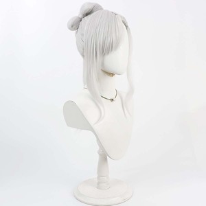 <span class=keywords><strong>Asagi</strong></span> Mutsuki วิกผมสีขาวสีเงินยาวตรงสี GAHC-026เกมสีน้ำเงิน - Product Image 4