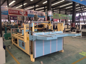 सेमी स्वचालित फ़ोल्डर ग्लुर तह ग्लिंग मशीन नालीदार बॉक्स तह ग्लिंग मशीन - Product Image 3