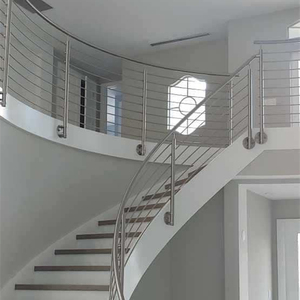 Rampe en acier inoxydable sur mesure, design moderne, balustrade pour villa, hôtel, appartement - Product Image 5