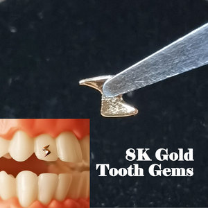 อัญมณีตกแต่งฟันรูปทรงกากบาท หัวใจ และสายฟ้า อุปกรณ์เสริมฟอกสีฟันอเนกประสงค์ - Product Image 4