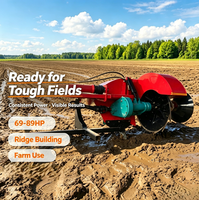 Cultivador de Suelo Eficiente 1ZGD-30A PTO, Aporcador Hidráulico para Campos de Arroz
