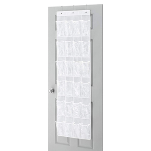 Wholesale 15/22/24 Pockets Hanging <b>Shoe</b> Bags for Door Over the Organizer with <b>Hooks</b> Closet Home - Product Image 2