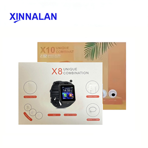 Reloj Inteligente X8, Auriculares Inalámbricos, Cargador Europeo, Juego de Regalo Premium <span class=keywords><strong>7</strong></span> en 1, Superventas - Product Image 3
