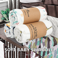 Super weiche Bio-Bambus-Baumwoll wickel Baby-Wickel decken Einfach verstellbare Neugeborene Mädchen Junge Decke Cartoon Home Picknick Reisen