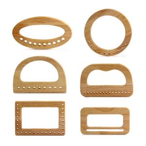 Poignée de <span class=keywords><strong>sac</strong></span> en bois en forme de D - Cadre en bois massif naturel pour <span class=keywords><strong>sac</strong></span> fourre-tout DIY, <span class=keywords><strong>sac</strong></span> à matelasser, fabrication de sacs à main en gros - Product Image 6