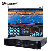 Amplificateur de puissance DSP Sinbosen DSP-10Q 4 canaux, écran tactile, nouveau, 1350w