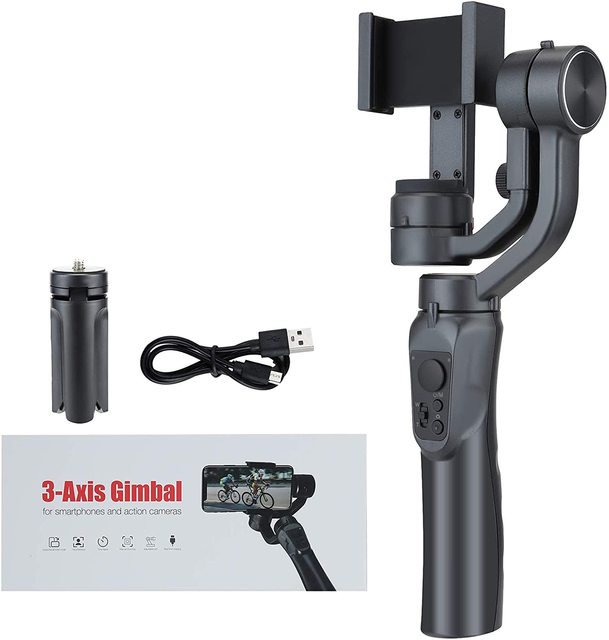 Kinfuto Professional 3-axis Handheld Gimbal Stabilizer Hot Sale for Mobile Phone Use for Travelling-F6 Model