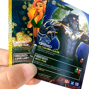 Haute qualité personnalisé exquis impression holographique dessin animé Anime jeu de <span class=keywords><strong>cartes</strong></span> à collectionner manches prix usine papier <span class=keywords><strong>cartes</strong></span> à jouer - Product Image 6