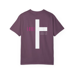 T-shirt Love Cross John 3:16 & John 15:9 fede - Product Image 3