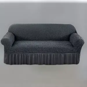 Juego de Fundas para Sofá Elleine, 3 Piezas, Elásticas y Ajustables, Color Sólido, Lavables a Máquina, Estilo Clásico - Product Image 5