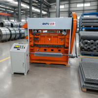 Machine de fabrication de tôles métalliques expansées CNC haute vitesse avec alimentation servo et presse à poinçonner le treillis