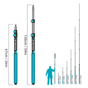 Tùy chỉnh nhôm kính thiên văn cực làm sạch cực đa chức năng mở rộng cực điều chỉnh vật liệu kim loại - Product Image 1