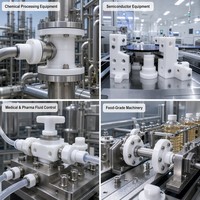Usinage CNC sur mesure en PTFE pour services de tournage et fraisage de pièces plastiques d'équipements industriels - Petites commandes de précision acceptées