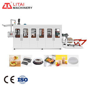 Machine de moulage de film de feuille d'entraînement hydraulique entièrement automatique pour tasses à café pour blister formant la pompe à moteur PS PET PP PVC HIPS - Product Image 1