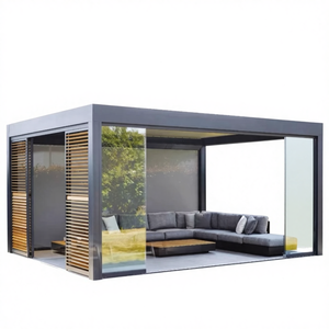 Gazebo/Pérgola Moderna de Aluminio de Lujo LFL con Garantía de 10-12 Años, Tamaños y Colores Personalizables, Resistente a la Intemperie para Balcón - Product Image 1