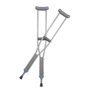Muleta Ajustable de Aleación de Aluminio para Niños, Rango de Altura de 43.3 Pulgadas, Ayuda Ligera para Caminar - Product Image 1