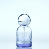 Flacons de parfum en verre de 30ml 50ml 100ml couvercle sphérique à fond épais de luxe bouchon en plastique emballage de laboratoire écologique CANSHENG