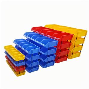 קופסת אחסון מפלסטיק ניתנת לערום במחסן, בגודל A3 ‏(350X200X155 מ\\\"מ), עם סגירת אבזם/קליק וקיבולת של 15 ק\\\"ג. - Product Image 3